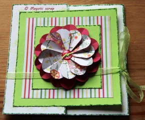 Carte anniversaire pailletée - Les détails