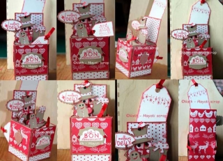 Carte-boîte 2 - Noël et anniversaire