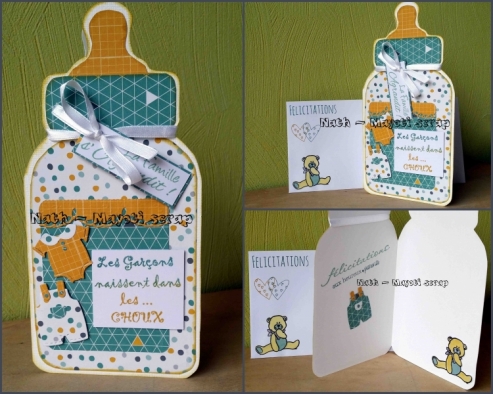 Carte naissance garçon