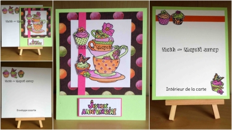 Carte - L'heure du thé