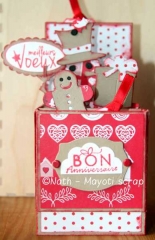 Carte-boîte 2 - Noël et anniversaire