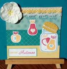 Carte - Confiture d'automne