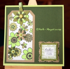 Carte - Combo - Kraft-Vert-Blanc
