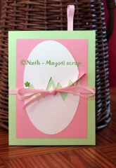 Carte - Oeuf de Pâques