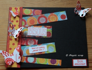 Carte - Bisous et un cadeau pour toi