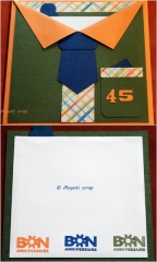 Carte chemise - 45 ans