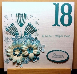 Carte - 18 ans - Heureux anniversaire