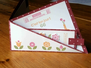 Carte trapèze et son marque page