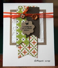 Carte - L'amitié est un trésor