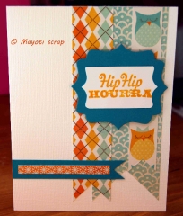 Carte - Hip hip hip hourra